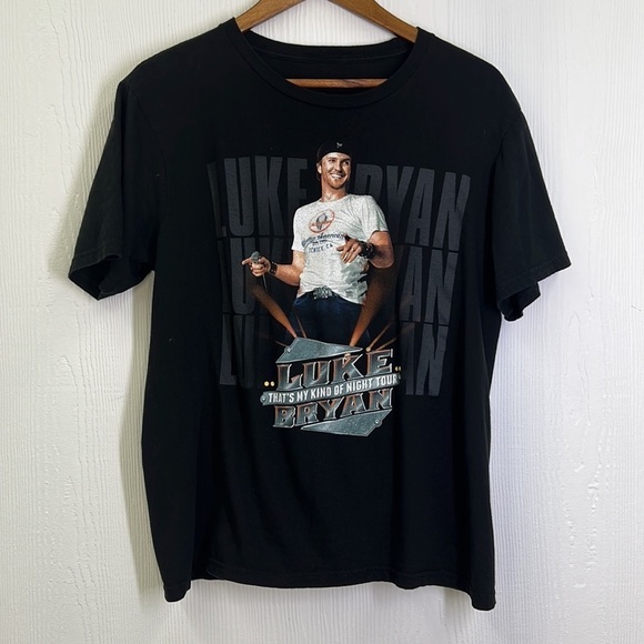 Luke Bryan - That’s My Kind Of Night Tour Luke Bryan Tour Shirt Size Medium - Picture 7 of 9